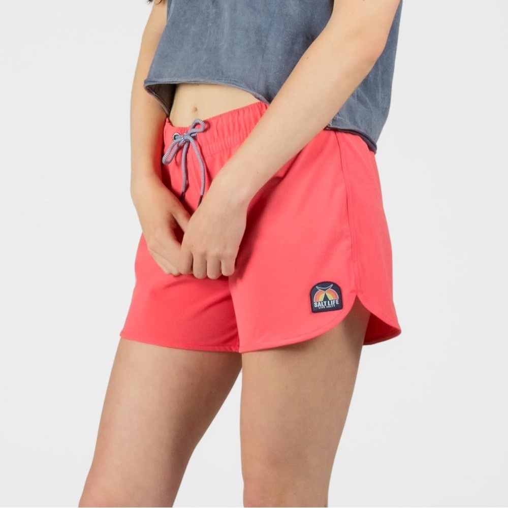 Salt Life Pink Swim Coverup Shorts